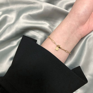 Pulsera y Brazaletes de Moda para Mujer, Personalizados, de Lujo, en Acero Inoxidable 316L, Chapados en Oro de 14k y 18k, Pulsera de Clip para Mujer - Product Image 2