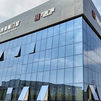 Mur-rideau en aluminium avec verre Low-e WANJIA