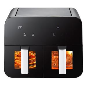 Electrodomésticos de Cocina 2023, Freidora de Aire Doble con Pantalla Táctil, 8L 9L, Horno Freidora Eléctrico con Doble Cesta - Product Image 5
