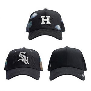 Gorras de Béisbol Personalizadas de Lujo, Deportivas, Vintage, de Mezclilla, Ajustables, de Algodón, con Patrones de Leopardo y Rayas NFC - Product Image 2
