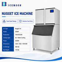 Machine à glaçons commerciale 1000 kg avec production de glaçons en pépites pour hôtels et cafés et support de pièces détachées