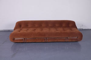 <span class=keywords><strong>Muebles</strong></span> modernos de mediados de siglo, sofá <span class=keywords><strong>Soriana</strong></span> de terciopelo marrón, Afra, Tobia, Scarpa, reproducción - Product Image 3