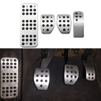 Repose-pieds de frein modifié pour voiture à pédales deux places adulte AT/MT, avec plaque de protection pour PEUGEOT 207 301 307 208 2008 308