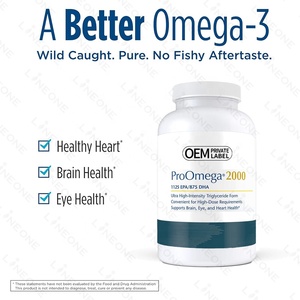 Gel Omega Soft Label personalizzati Omega-3-<span class=keywords><strong>olio</strong></span> di <span class=keywords><strong>pesce</strong></span> ad altissima potenza-EPA & DHA per cervello, occhi, cuore e immuni - Product Image 3
