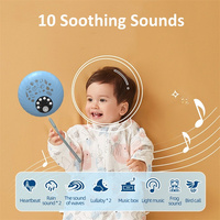 Appareil d'aide au sommeil sans fil Rechargeable Smart Health 10 Machine de son de sommeil apaisant bébé Mini Machine à bruit blanc Portable