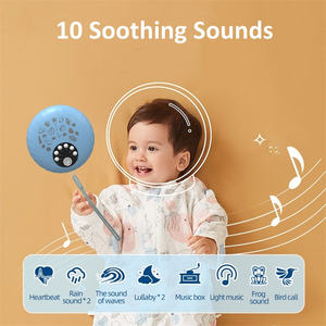 Dispositivo de ayuda para dormir inalámbrico de salud inteligente recargable 10 máquina de sonido de sueño relajante bebé Mini máquina de <span class=keywords><strong>ruido</strong></span> <span class=keywords><strong>blanco</strong></span> portátil - Product Image 4