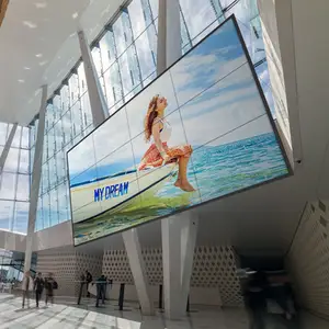 49 55英寸4k高清DID室内窄边框拼接广告数字显示液晶视频墙屏