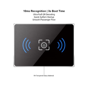Lector de Tarjetas PORTEVIX con Control de Acceso, Sistema Linux, Resistente a la Intemperie, Lector NFC RFID de 13.56MHz, RS485, Wiegand, Código QR, ABS+Vidrio Templado - Product Image 3