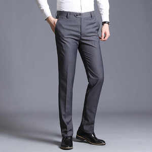 Pantalones <span class=keywords><strong>de</strong></span> negocios para hombres <span class=keywords><strong>de</strong></span> alta calidad, pantalones sueltos rectos <span class=keywords><strong>de</strong></span> ocio y trajes formales <span class=keywords><strong>de</strong></span> boda en Blazers, vestidos, disfraces <span class=keywords><strong>de</strong></span> tela - Product Image 1
