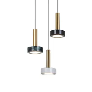 2021 Marble Thiết Kế Giường Đèn Chùm Đèn Chiếu Sáng Đồ Đạc Brass Treo Lights Dinning Bảng Pendant Lights Với Ce Và Rohs