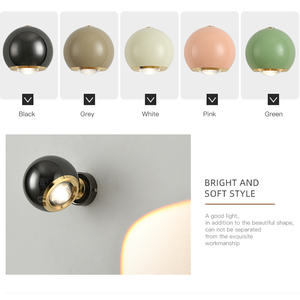 Lámpara de <span class=keywords><strong>pared</strong></span> LED de dormitorio de sala de estar de hotel de cristal minimalista de interior moderno - Product Image 5