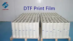 Pellicola di stampa DTF stampa stampa a trasferimento termico rotolo di pellicola per animali domestici A3 A4 A2 30/60cm a buccia fredda e a buccia calda stampante a getto d'inchiostro per animali domestici trasferimento DTF pellicola