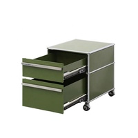 Archivador Modular de Acero Inoxidable de Alta Calidad, Moderno, con Ruedas, para Oficina, Hogar u Hotel