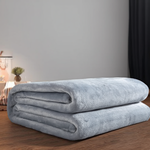 Couverture en polyester tissé Erpsl, couleur unie, 160x220cm, 270g, literie brillante, toutes saisons - Product Image 3