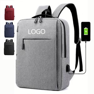 Sac à dos multifonctionnel pour homme avec logo personnalisé, antivol, pour voyages, collège, en polyester, pour ordinateur portable, Mochilas, sacs à dos - Product Image 1