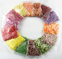 Hot Selling Kleurrijke Hars Polymeer Klei Plakjes Fruit Mix Slijm Bedels Voor Diy Ambachten Slijm Accessoires