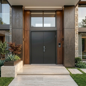 Puerta de Seguridad de Acero Personalizada Yonking, Resistente al Fuego por 90 Minutos, Antirrobo, para Entrada Principal de Casa, Villa, Escuela, Hospital - Product Image 2