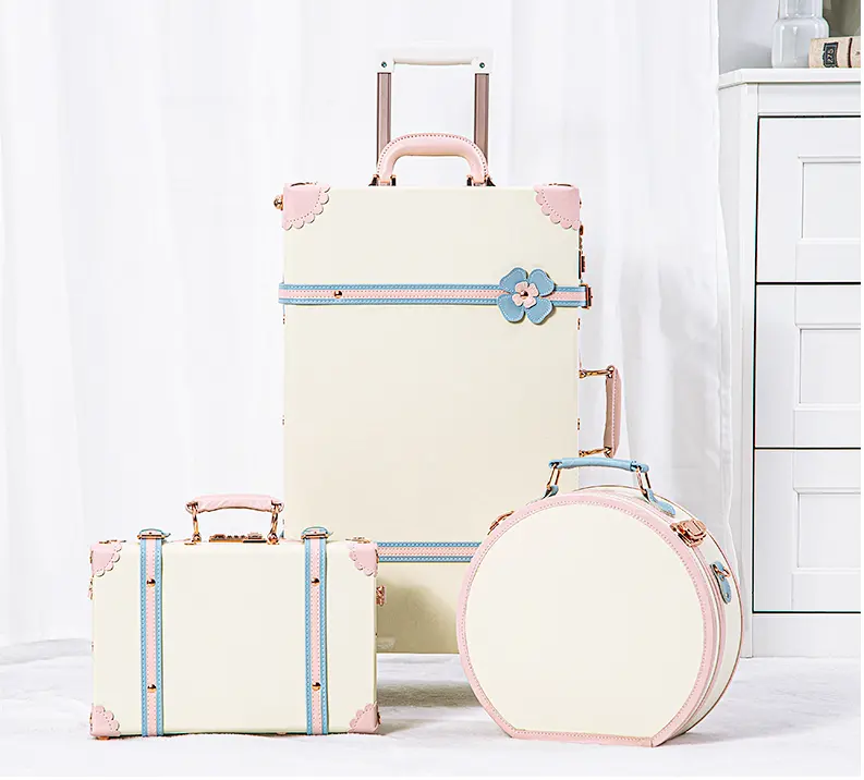 Mala de bagagem de couro ecológico feminina, mala feita à mão, couro artificial, mais nova, 2022