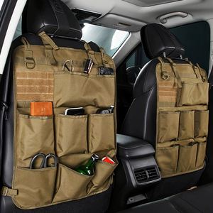 Organizador de Asiento Trasero de Nylon Desmontable y Resistente, Bolsa de Almacenamiento Impermeable de Oxford para Asiento Trasero de Coche, Estilo Simple, Estuche de Uso Especial - Product Image 1