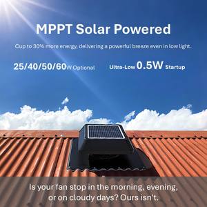 60W Solar betriebener Industriedach-Küchen-Rauchabzug ventilator Kunden spezifischer OEM/ODM-Support Patent Design Dachluft-Abluft ventilator - Product Image 4