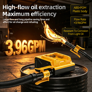 Pompe de transfert portable pour eau, carburant, huile, gaz, liquides et essence pour voitures - Product Image 4
