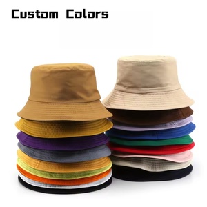 Sombrero de Pescador de Algodón 100% al por Mayor, de Doble Cara, Color Sólido, Ligero, para Exteriores, Protección Solar, para Hombres y Mujeres - Product Image 2