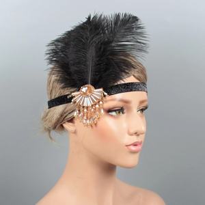 ที่คาด<span class=keywords><strong>ผม</strong></span>ปาร์<span class=keywords><strong>ต</strong></span>ี้งานปาร์ตี้สีดำสำหรับผู้หญิง <span class=keywords><strong>Gatsby</strong></span> สำหรับผู้หญิง1920s - Product Image 3