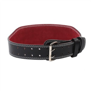 Custom Logo Cowhide Leather Lever Buckle Waist <b>Belt</b> Breathable Gym Fitness Weightlifting <b>Belt</b> with Logo Manufacturing - Product Image 6