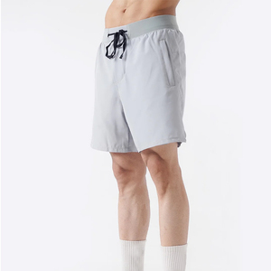 Customized Eco-Friendly 100% Cotton Gym Shorts Quick Dry and Breathable Men Gym Shorts - Product Image 6