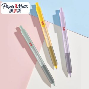 Bolígrafo de Gel <span class=keywords><strong>Paper</strong></span> <span class=keywords><strong>Mate</strong></span> Binlemay con Diseño de Frutas, Recarga Negra, Mecanismo de Empuje, 0.5 mm, Bolígrafo para Estudiantes con Agarre de Goma Suave - Product Image 2