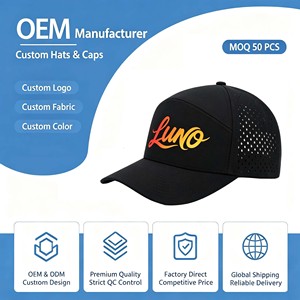 Gorras Snapback Unisex Ajustables con Logotipo de Marca Bordado en 3D, de Algodón Transpirable, con Visera Plana de Dos Tonos, para Deportes al Aire Libre y Skateboard - Product Image 1