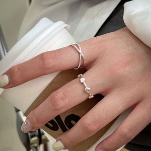 S925 Pure <b>Silver</b> Heart <b>Ring</b> For Women Elegant Minimalist Design Everyday Wear Fine Jewelry - Product Image 4