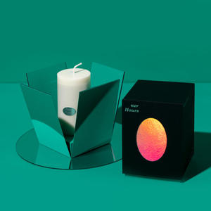 Luxury Eco-Friendly Wholesale Cardboard Gift <b>Box</b> Custom Logo Scented Candle Packaging with Inserts Embossed Printing - Product Image 3