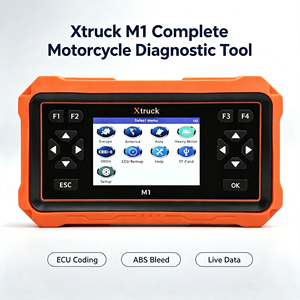 ชุดอุปกรณ์วินิจฉัยมอเตอร์ไซค์ Xtruck M1 ครบชุด รองรับการเขียนโค้ด ECU การไล่ลม ABS และข้อมูลแบบเรียลไทม์ สำหรับการซ่อมแซมในอู่ซ่อมรถ - Product Image 1