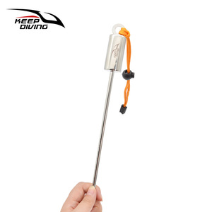 Bâton de plongée Keep Diving en acier inoxydable avec échelle, équipement sous-marin pour la plongée sous-marine - Product Image 5