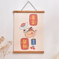 Support mural magnétique en bois pour affiches, cadre photo en bois massif personnalisé, kit de suspension pour décoration intérieure, tailles disponibles de 21 à 90 cm