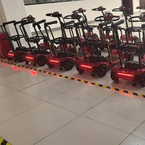 <span class=keywords><strong>Scooter</strong></span> de mobilité pliable léger à quatre roues, moteur sans balais, batterie au lithium 24V, scooters <span class=keywords><strong>pour</strong></span> seniors, voyage compact - Product Image 2