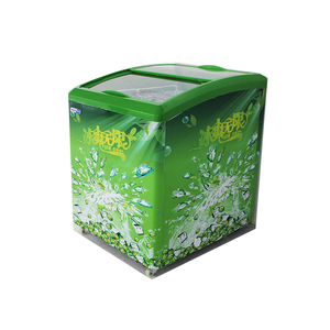 Tủ Đông Thương Mại Tủ Kem Tủ Đông Cửa Kính Sâu Với Nhãn Dán Thiết Kế Của Bạn - Product Image 5