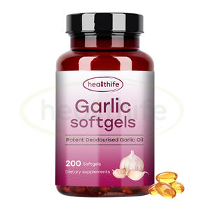 Capsules de gel mou de haute concentration en huile d'<span class=keywords><strong>ail</strong></span> inodore vieillie, à forte teneur en allicine, marque privée, supplément alimentaire OEM - Product Image 6