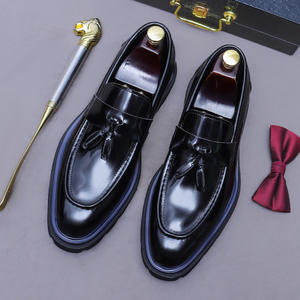 Zapatos Oxford Brogue de Cuero de Grano Completo Estilo Británico para Hombre, con Punta Cuadrada, Antideslizantes, con Pátina, para Vestir, Casuales de Negocios, Formales, de Verano - Product Image 5