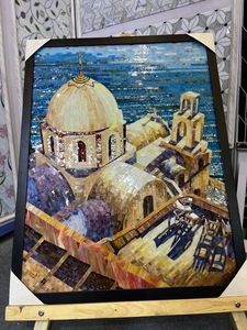 Wanda – panneau Mural de vitrail artisanal, château romantique, mosaïque murale pour décoration - Product Image 5