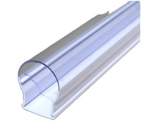Couvercle de diffuseur d'éclairage de lampe à bande LED en plastique Hot Seal