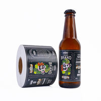 Étiquettes de bouteilles d'emballage personnalisées Étiquettes de bouteilles de jus de fruits Étiquettes de bouteilles de bière