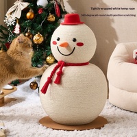 Griffoir pour chat double boule, résistant à l'usure, anti-déchirure, pour aiguiser les griffes, jouet pour chats d'intérieur, Noël