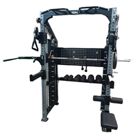 Équipement de gymnastique multifonctionnel complet qualité supérieure unisexe acier Smith Machine Squat exercice pour DY-6006 de musculation