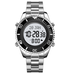 Montre Skmei 2141 avec <span class=keywords><strong>boussole</strong></span> <span class=keywords><strong>Qibla</strong></span> islamique, montre de prière musulmane arabe <span class=keywords><strong>AL</strong></span> Azan - Product Image 3