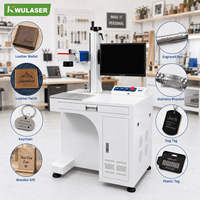 Machine de marquage laser à fibre stable pour armoires, graveur laser à fibre haute précision pour logos, codes QR et numéros de série