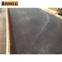 Panneau sandwich en aluminium alvéolaire hexagonal gaufré avec un design populaire pour l'industrie de l'aluminium alvéolaire
