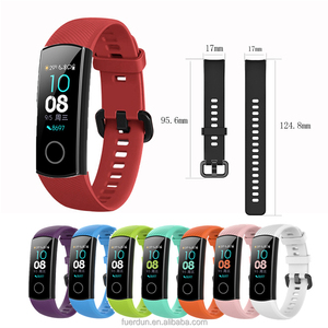 Bracelet de montre sport en silicone pour <span class=keywords><strong>Honor</strong></span> <span class=keywords><strong>Band</strong></span> <span class=keywords><strong>4</strong></span> <span class=keywords><strong>Pro</strong></span> Bracelets Accessoires Bracelet de remplacement pour Huawei <span class=keywords><strong>Honor</strong></span> <span class=keywords><strong>Band</strong></span> <span class=keywords><strong>4</strong></span> Smart - Product Image 1