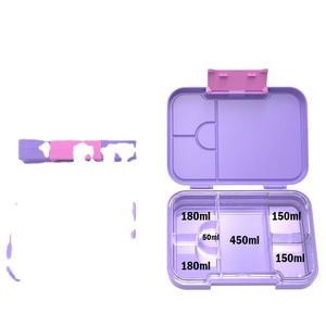 กล่องข้าวไมโครเวฟได้ ปลอดสาร BPA สำหรับเด็ก <span class=keywords><strong>6</strong></span> ช่อง แบบ OEM - Product Image 3